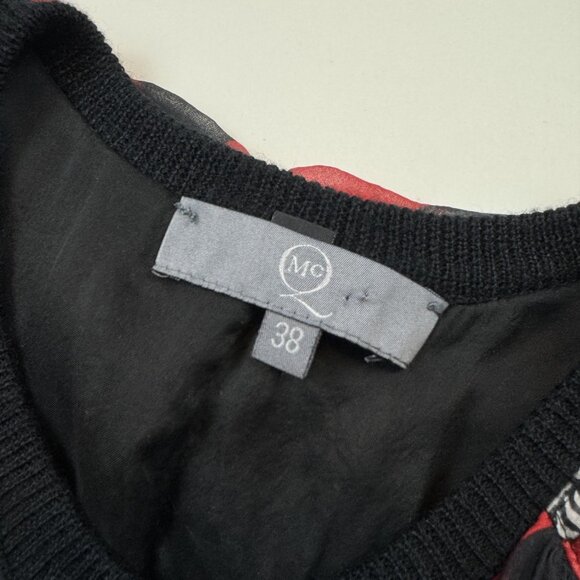 Alexander McQueen Black and Red Skeleton Cardigan - Picture 4 of 5